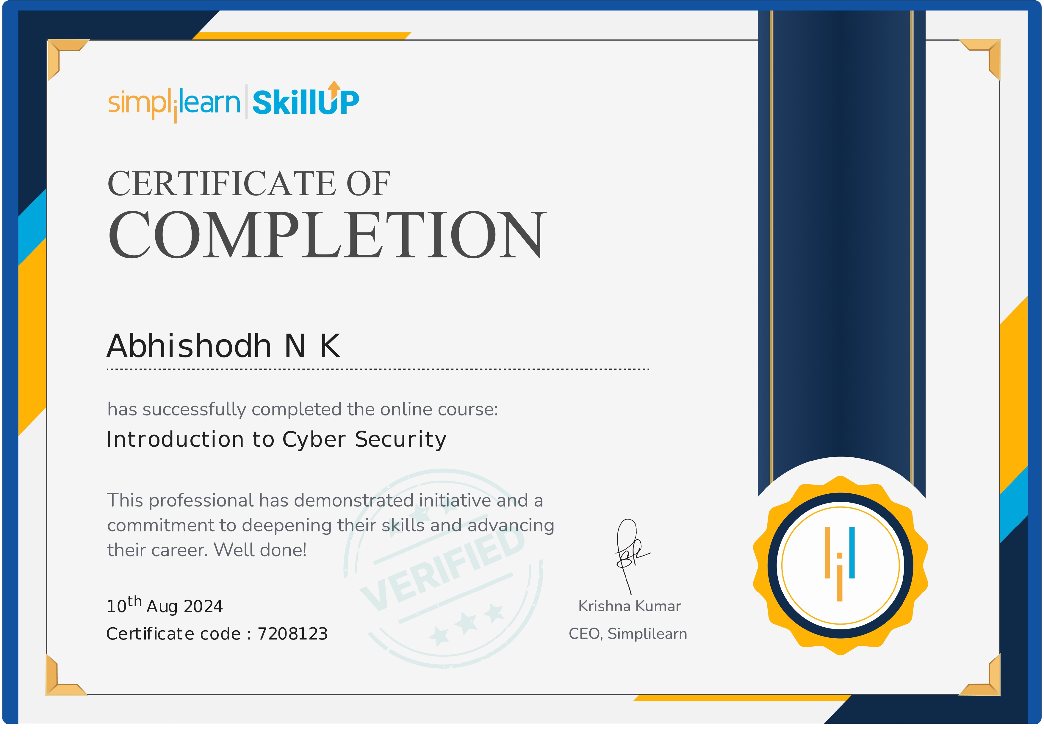 Certification 9